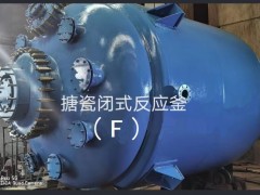 闭式F1500L-F6300L搪瓷蒸馏/结晶/浓缩反应釜供应