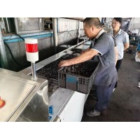 钕铁硼通过式超声波清洗烘干线，自动化生产
