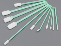 工业领域清洁利器海绵头 布头ESD防静电无尘净化棉签擦拭棒!