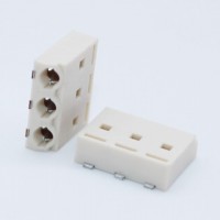 2059波峰焊贴片连接器 LED照明灯条回流焊端子 3孔