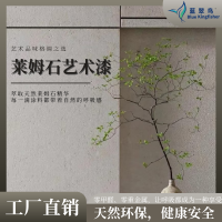 墙面呼吸肌理结构设计 新款环保热门家装材料液态石材莱姆石