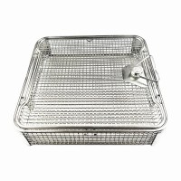 苏州工厂销售超声波不锈钢零件清洗网框可定制尺寸