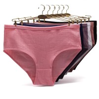 跨境亚马逊欧美女式三角裤外贸厂家中腰大码妈咪裤女士内裤