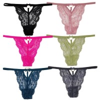 跨境外贸厂家丁字裤temu女式丁字裤蕾丝镂空性感女士内裤