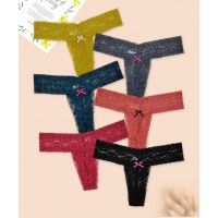 云梦妮女式丁字裤性感蕾丝内裤跨境电商亚马逊速卖通货源