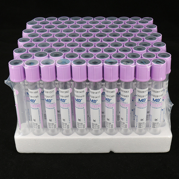 紫色EDTA-K3抗凝PET真空采血管_抽血管_血常规管