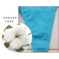 现货棉女士内裤外贸韩系卡通猫咪女式丁字裤