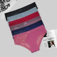 跨境希音外贸出口女式三角裤纯色女士内裤