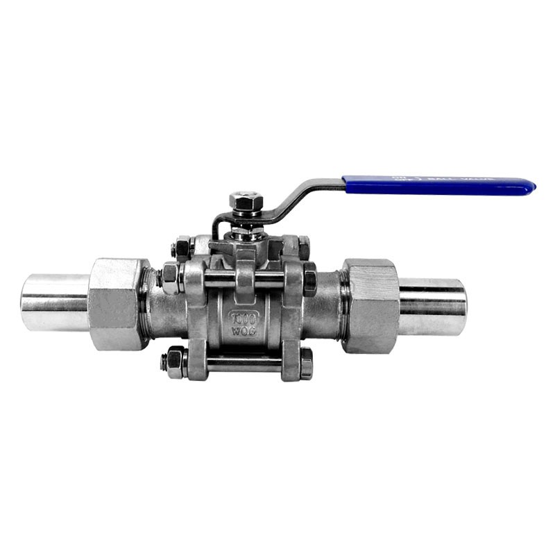 三件式焊接连接球阀