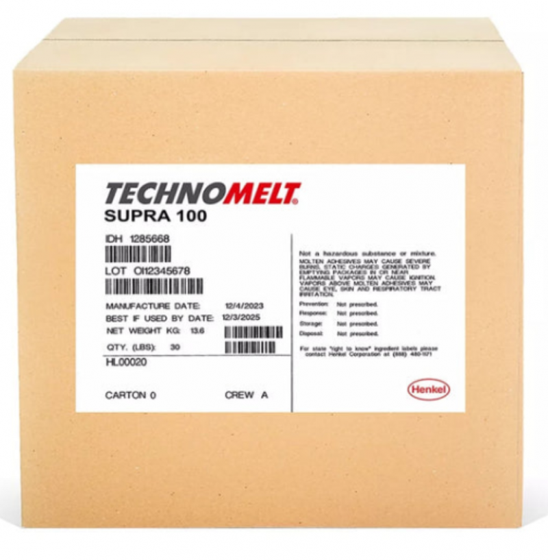 汉高TECHNOMELT SUPRA 100热熔胶 封箱包装