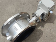 法兰电动蝶阀D941X-10 不锈钢蝶阀