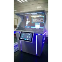 180度全息投影化妆品展柜 透明屏幻影成像 专为商场柜台设计