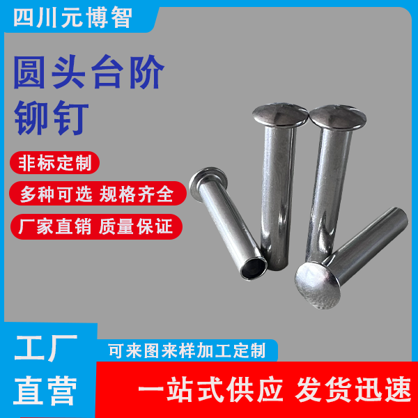 元博智 304不锈钢大扁头圆头空心铆钉M2
