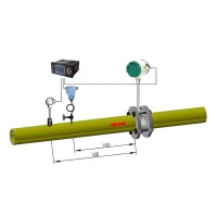 温压补偿一体化涡街流量计