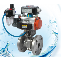 气动软密封法兰球阀