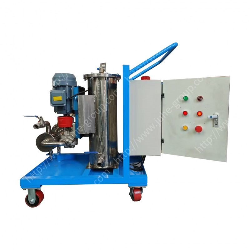 聚赫JHGL移动式滤油小车，过流部件不锈钢