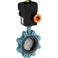 原装正品Z014-A 支耳式内螺纹衬胶蝶阀