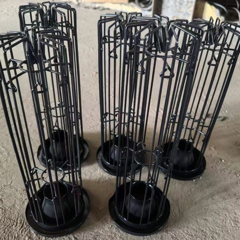 工业布袋除尘器骨架不锈钢袋笼喷涂脉冲除尘器笼骨