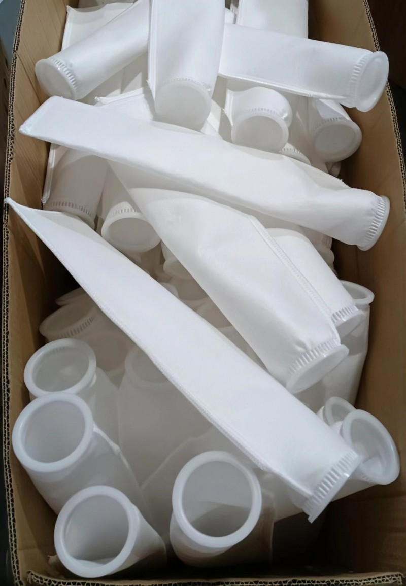 pp液体过滤袋式过滤器1号2号污水精密布袋式滤网