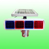 淮安铝壳太阳能爆闪灯太阳能红蓝警示灯包邮