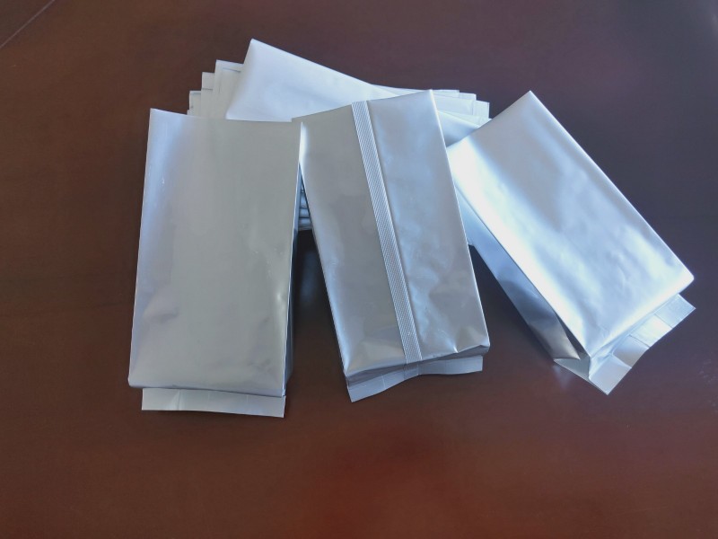 纯铝箔三边封风琴袋食品包装茶叶袋子自封袋密封袋封口袋定制